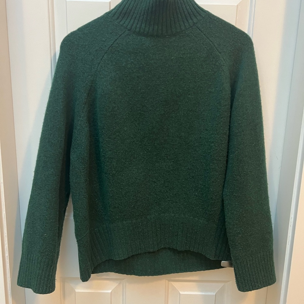 H&M Deep Green Cowl Neck Sweater